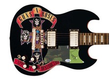 Guns N Roses Duff Mckagan Signed Autographed Custom Photo Graphics Guitar ACOA