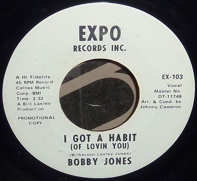Bobby Jones (7) - I Got A Habit (Of Lovin You) / Going Into My Act, 7'', (Vinyl)
