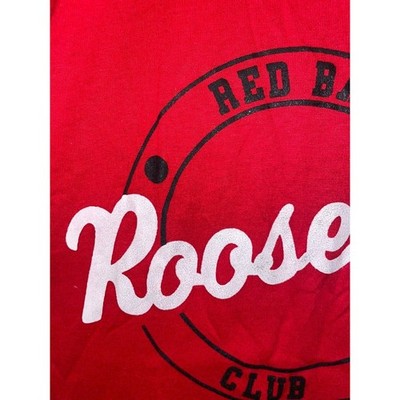 Vintage Red Baron Shirt Club Roosevelt Red Graphic Tee Jerzees 80s