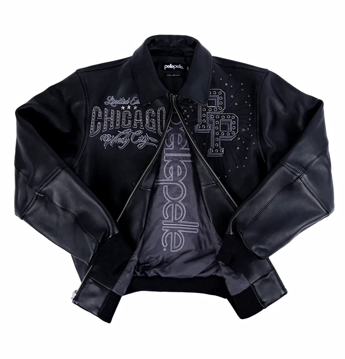 Pelle Pelle Solid Leather Outer Shell Coats, Jackets & Vests for