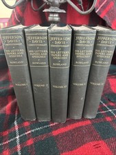 Jefferson Davis Constitutionalist Letters, Papers & Speeches by D Rowland 1923