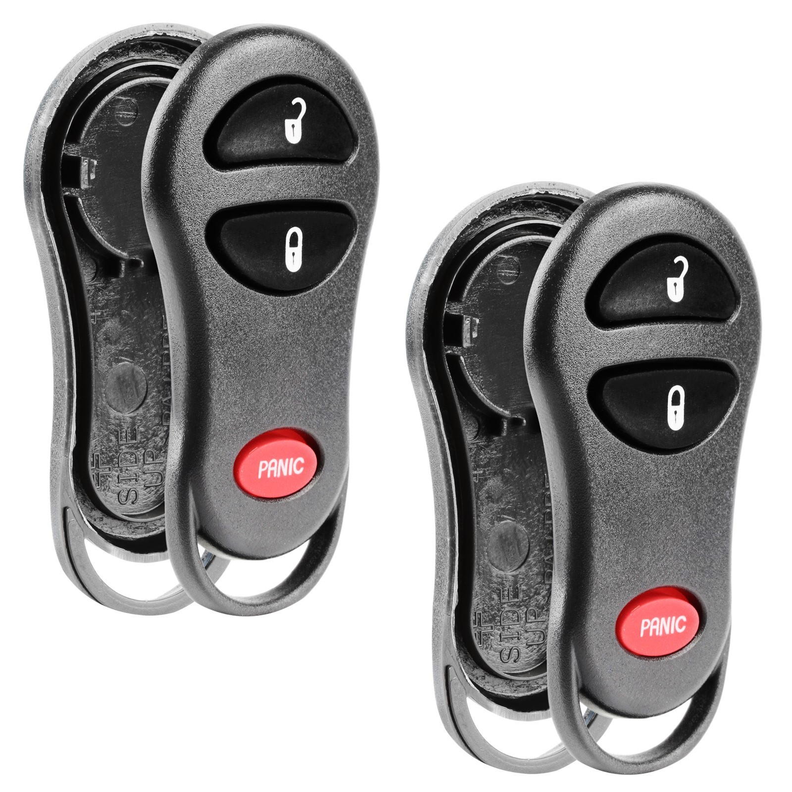 2 For 1999 2000 2001 2002 2003 2004 Jeep Grand Cherokee Remote Shell Case Pad