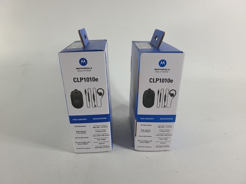 2 x Motorola CLP1010e 1-kanałowe 2-drożne radio biznesowe UHF (CLP1010E) - Zdjęcie 2 z 5