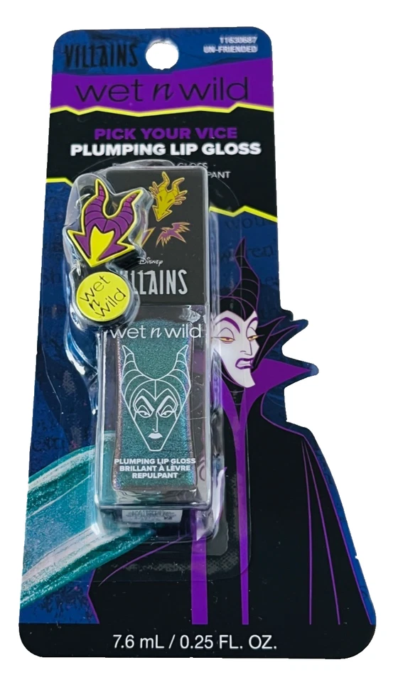 Блеск для губ Wet N Wild Disney Villains Pick Your Vice Plumping Lip Gloss Totally Twisted - Изображение 3 из 3