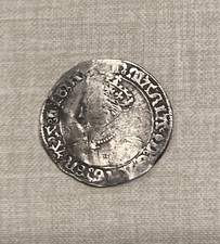 Stunning 1553–1554 Mary I Silver Groat Pomegranate Mint Mark Tudor Hammered coin