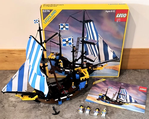 LEGO Caribbean Clipper (6274) 100% Complete with Box & Instructions Pirates