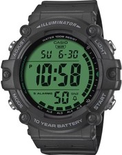 Image of Casio Green Mens Digital Watch Casio Collection AE-1500WHC-1AVEF