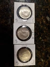 1964 and 1964-D Kennedy Half Dollars - Lot of 3 halves - 90% Silver