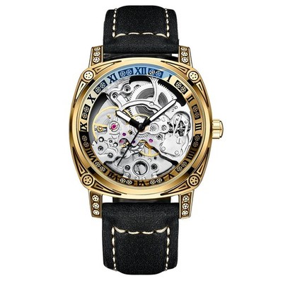 Automatic Mechanical Watch Multifunctional Luminous Engraved Mechanical Watch