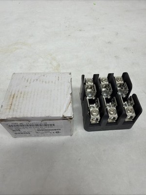 Littelfuse LFT600603C-HX Fuse Block 3-Pole, 60A, 600Vac DIN Rail W/ Hex