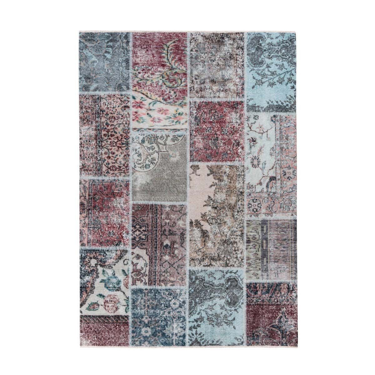 Tapis de salon rouge Toska II 240x330cm grand tapis en laine tissé à la main