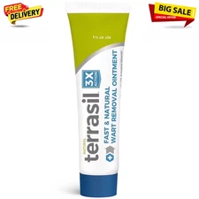 Terrasil Wart Relief Ointment - Natural, Acid-Free, For Sensitive Skin, 14g Tube