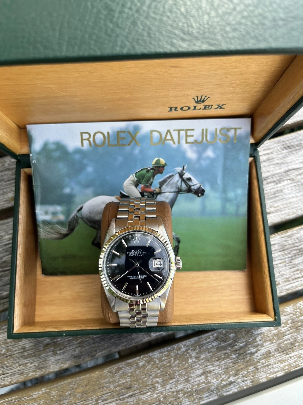 Rolex 1601 | 36mm | Folded Jubilee | Box & Booklet