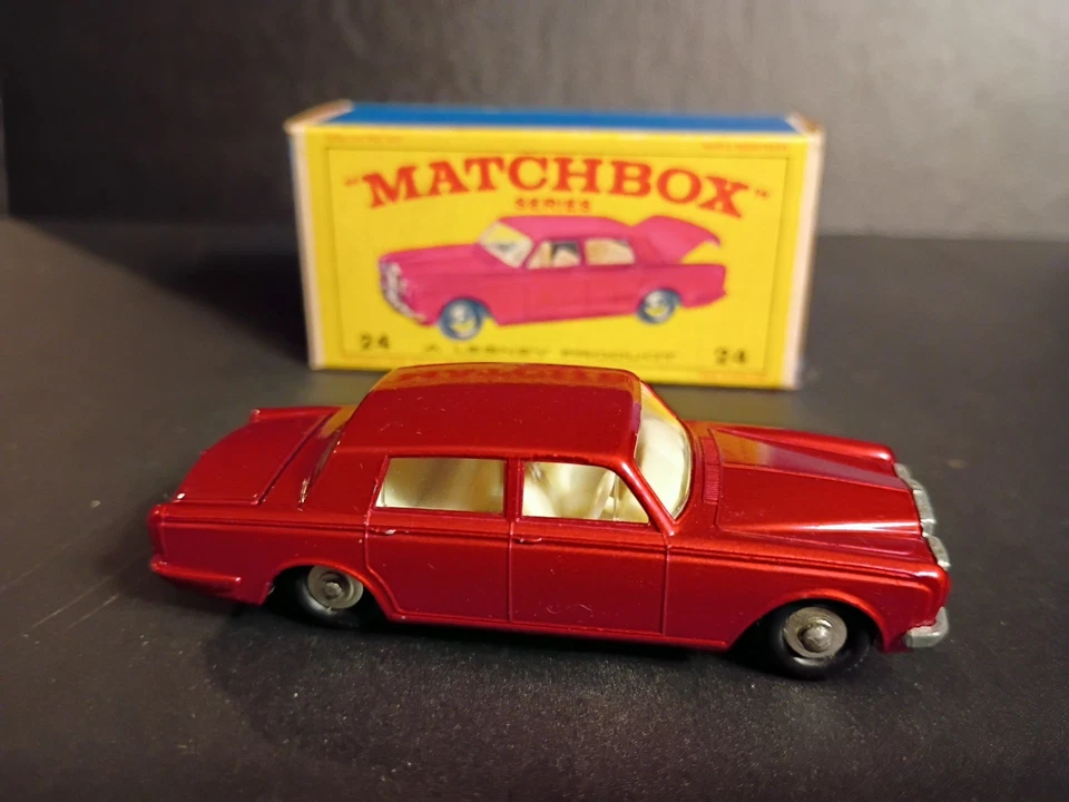 Matchbox #24C Rolls Royce Silver Shadow 1967 VN/MINT In Solid Orig E4 Box - Image 2 of 4