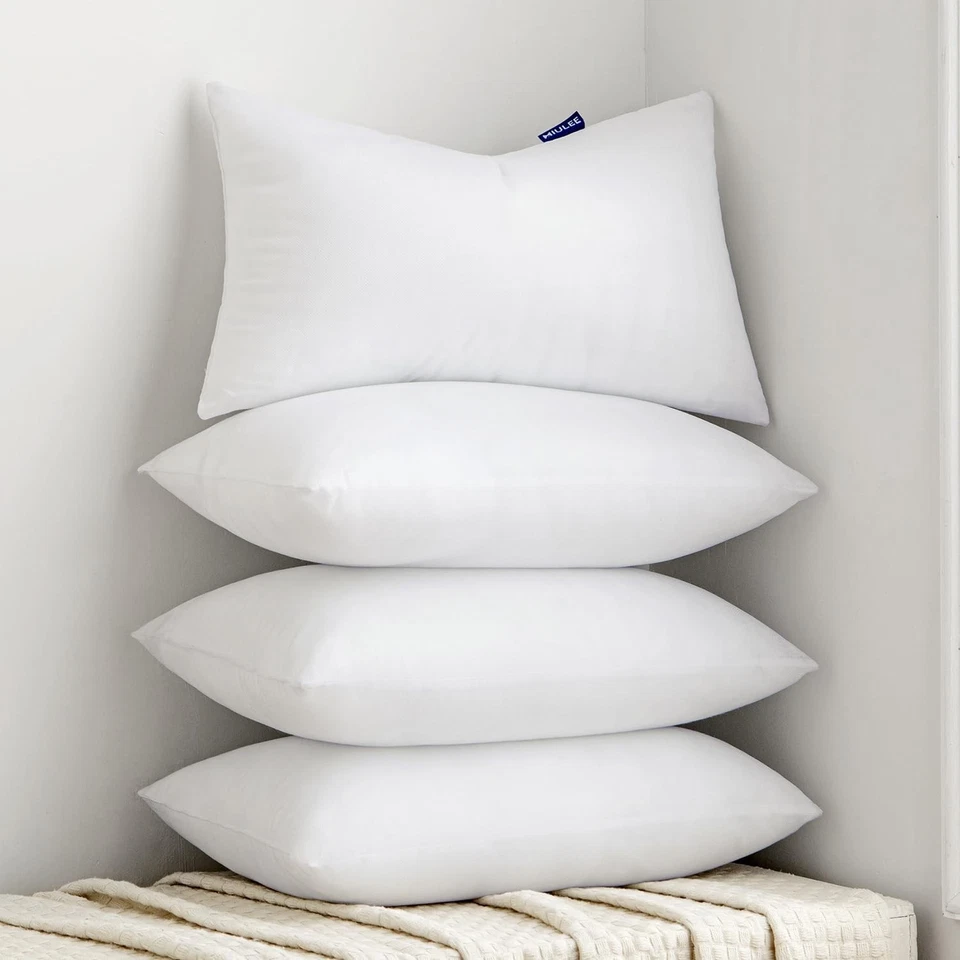 Rectangle Throw Pillow Inserts, Set of 4 - Image 3 of 4