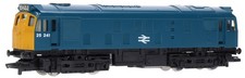 R326 Hornby OO Gauge BR Class 25 25241 BR Blue, Poor Runner (Pre-Owned)