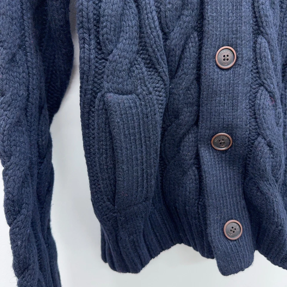 Suéter cárdigan tejido con cable Hollister para hombre talla XL nuevo de colección Foto 2 de 4
