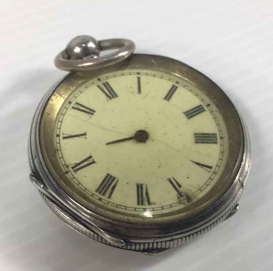 Antique 1879 John Williams Solid Silver Cased Poc… - image 2