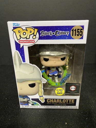 FUNKO POP ! CHARLOTTE 1155 GLOWS IN DARK CHALICE COLLECTIBLES POP ANIMATION DB9
