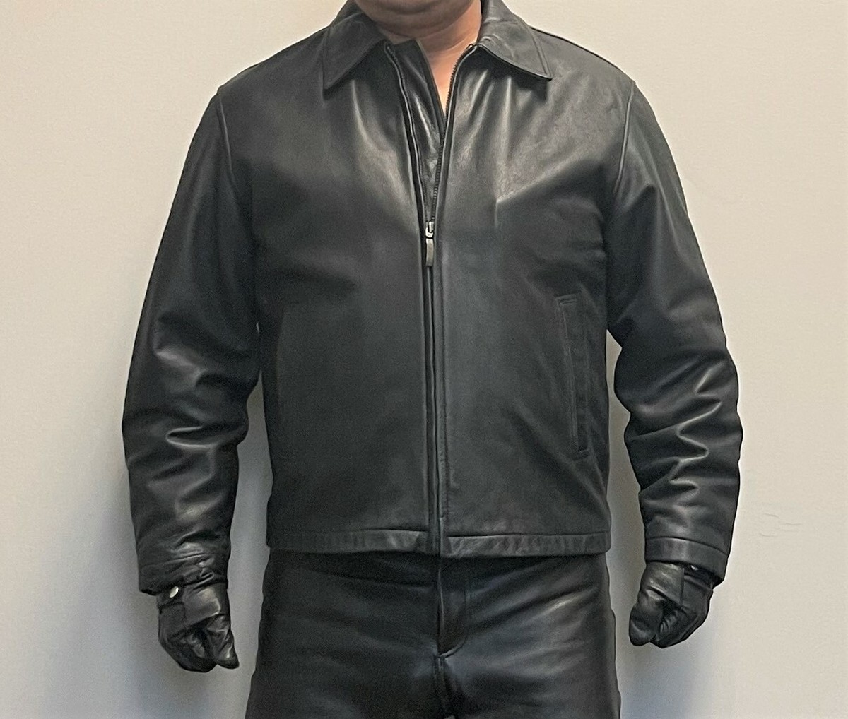 ジャケット・アウター Claiborne 00s Zip-Up Jacket Black L Claiborne Outerwear black jacket size medium RN#94468 100