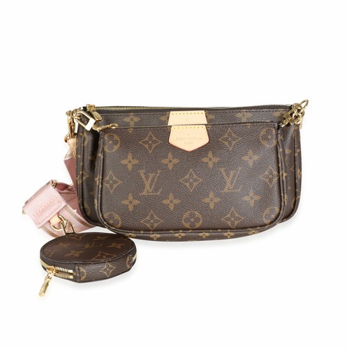 Louis Vuitton Monogram Canvas \u0026 Light Pink Multi-Pochette Accessoires | eBay