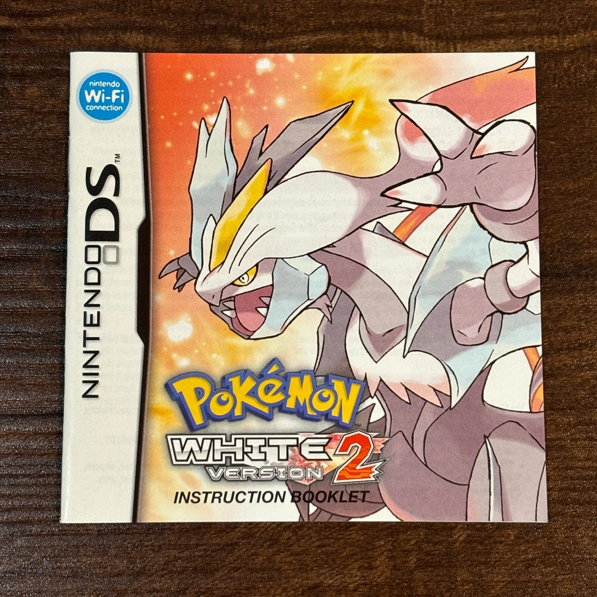 Pokemon White 2 Version Nintendo DS Gameboy Instruction Manual