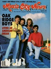 Music City News Magazine August 1989 Oak Ridge Boys Bobby Bare Mel McDaniel