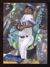 2014 Topps High Tek Yordano Ventura #HT-YV #D 30/75 RC ROOKIE JERSEY NUMBER
