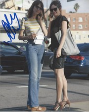 DOLLY WELLS SIGNED AUTHENTIC 8X10 PHOTO C w/COA BRITISH ACTRESS DOLL & EM PROOF