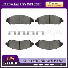 Front Ceramic Brake Pads Set For 2014-2024 Acura Mdx Honda Pilot Honda Ridgeline