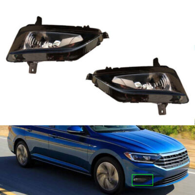 Front Bumper Fog Light Lamp Halogen Fog Lamp Pair For VW Jetta 2019 2020