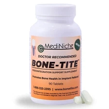MediNiche Bone-Tite I Osseointegration Support Supplement I 90 Tablets
