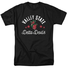 Mississippi Valley State University Adult T-Shirt Devils, Black, S-5XL