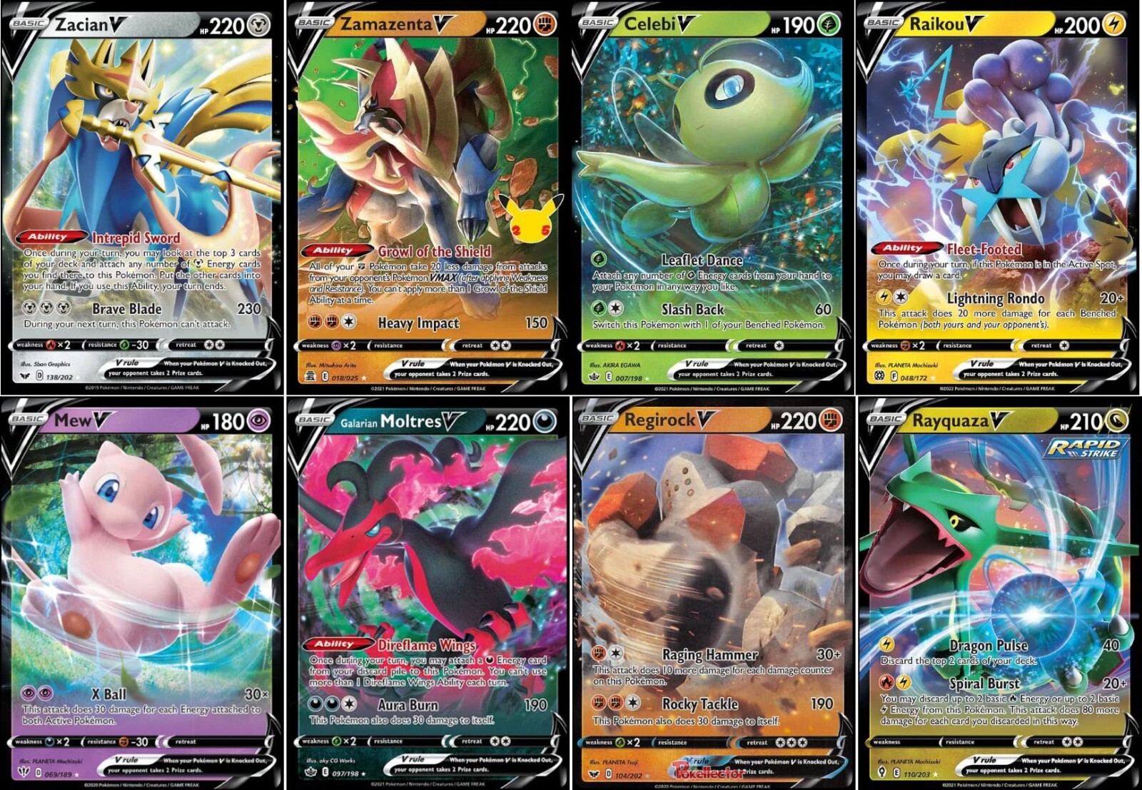 Pokemon 250 Card Bulk Lot | 50 HOLO/RHOLO | 2 V/EX GUARANTEED