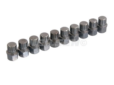 NEILSEN BMW LOCKING WHEEL BOLT NUT MASTER KIT SECURITY TOOL RIBE 10 PIECE NEILSEN BMW LOCKING WHEEL BOLT NUT MASTER KIT SECURITY TOOL RIBE 10 PIECE