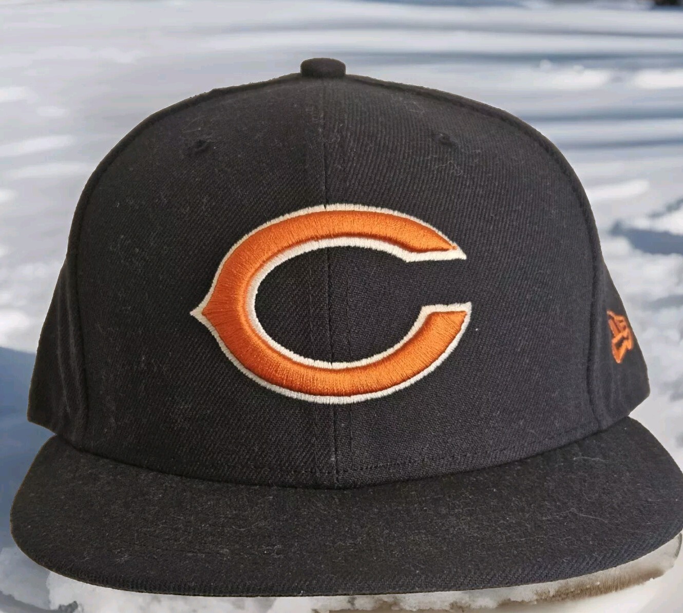 Classic Chicago Bears New Era 59Fifty Fitted Hat Cap Size 7 3/8  NFL  Football