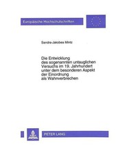 Die Entwicklung des sogenannten untauglichen ...