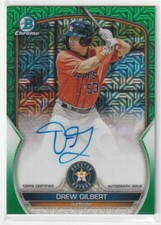 2023 BOWMAN CHROME MEGA BOX PROSPECTS AUTO UPICK DREW GILBERT BERGOLLA De JESUS