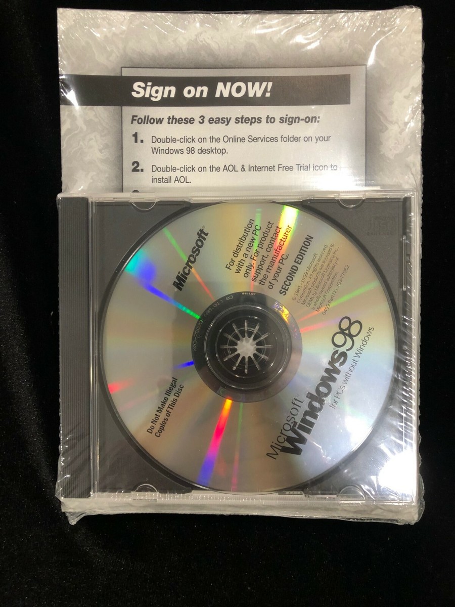 NEW FACTORY SEALED - MICROSOFT WINDOWS 98 SE SECOND EDITION