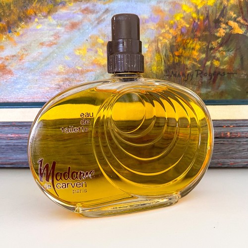 READ Vtg 1970's Madame de Carven LARGE 125 ml Eau de Toilette EdT Perfume Splash - Picture 8 of 8