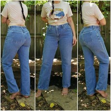 Vtg 80s 90s Riders By Lee Jeans Women Relaxed High Rise Straight 12 32 x 30.5 