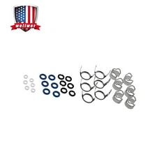 6x Fuel Injector Nozzle Seal O-Ring Repair Kit Fit for VW 11-17 Touareg New