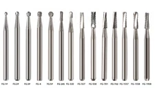 10-100pcs Dental Round Tungsten Carbide FG Bur High Speed Pear Taper Fissure MX
