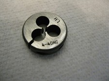 #4-40 NC Left Hand Round Split Adjustable Thr...
