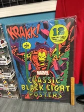 Marvel Classic Black Light Posters 12 Third Eye 2021 Sealed Abrams HTF 20 X 30
