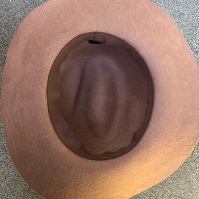 URBAN OUTFITTERS 100% Wool Fedora Hat Womens One Size Brown  display picture 2