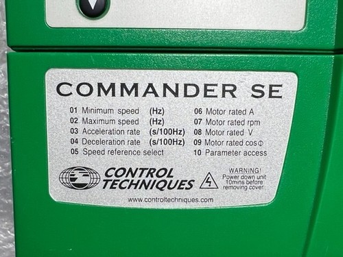 Control Techniques COMMANDER SE SE 23400400 SE5.5T 4.0KW - Imagen 2 de 10