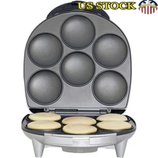 Non-Stick Arepa Maker 6 Piece Set W/ Interchangeable Plates Manual Adjustable US