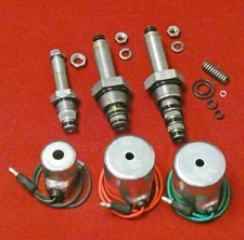 MEYER Snow Plow Coil & Valve Set + CrossOver Spring & Seal Kit - SS Nuts  