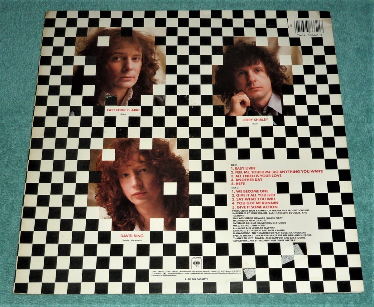 VINYL LP w/ PROMO 45 RPM by FASTWAY 